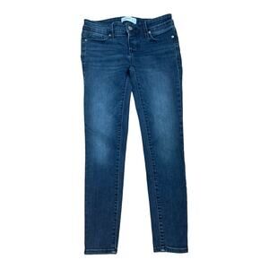 Blanqi womens size 2 postpartum skinny jeans dark wash slimming preg